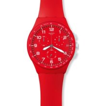 Swatch Red Shadow Unisex Watch Susr400