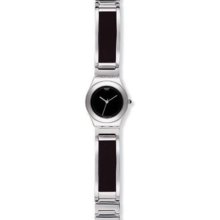 Swatch Women's Irony YSS133G Black Stainless-Steel Quartz Watch with Black Dial