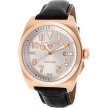 Swiss Legend Heritage 20434-rg-02s Gents Steel Bracelet Rose Gold Case Watch