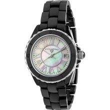 Swiss Legend Women's 20050 Bkwsr Karamica Collection Gunmetal Ceramic Watch