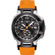 T-Race Ladies Black Quartz Chronograph Sport Watch