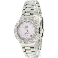 Tag Heuer Formula 1 Wac1216 Professional Diamond Steel Quartz Ladies Watch