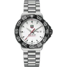 Tag Heuer Formula 1 White Steel Watch Wah1111.ba0850