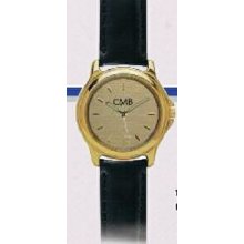 Tahoe Series Gold Strap Watch W/ Padded Leather Band