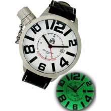 Tauchmeister T0142 XXL Dive GMT Watch with Fully Luminous Dial