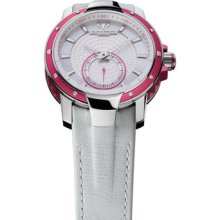 Technomarine UF6 Mother of Pearl Dial Pink Aluminum Bezel Ladies ...