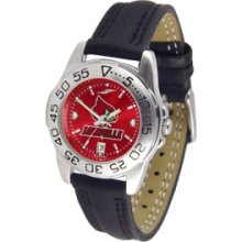 Texas Tech Red Raiders NCAA AnoChrome Sport Ladies Watch (Leathe