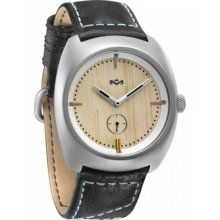 The House of Marley Transport Leather Watch in Iron