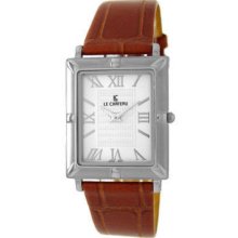 Thin Classic Men's Quartz Le Chateau Watch Darvesi Roman 3635amleat-wht