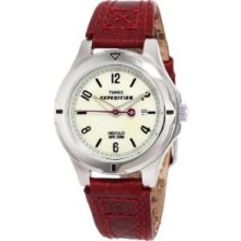 Timex Expedition Burgundy Leather Field Watch T49855