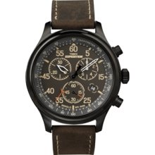 Timex Expedition Field Chrono Black-Brown #T49905