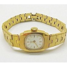 Timex Gold Plated Manual Wind Wristwatch With Stainless Steel Case - 3-a183