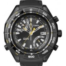 Timex Intelligent Quartz T2n729 Mens Indiglo Black