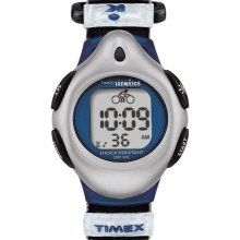 Timex Kids' T71962 IronKids Digital Blue Fast Wrap Velcro Strap Watch