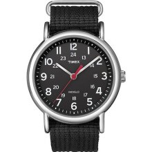 Timex T2n647 Unisex Easy Reader Weekender Slip Thru IndigloÂ® Watch