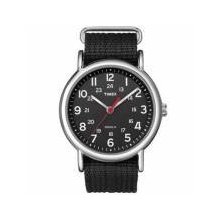 Timex Unisex Weekender Black Fabric Strap Watch