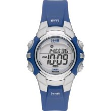 Timex Women's T5J131 Blue Polyurethane Quartz Watch with Grey Dia ...