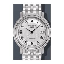 Tissot Bridgeport Classic Auto Steel 40mm Watch - Silver Dial, Stainless Steel Bracelet T0454071103300 Sale Authentic