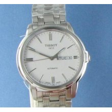 Tissot T0654301103100 Automatic Iii White Dial Steel Watch $595