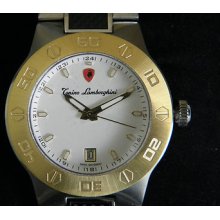 Tonino Lamborghini En034.411cf Mens Date Watch With Swiss Quartz Movement