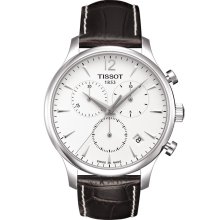 Tradition Men's Silver Chrono Classic Watch