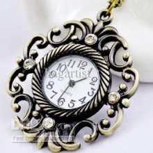 Unique Featured Promoted Vintage Necklace Watch Pocket Watch Quartz