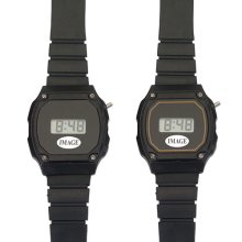 Unisex lcd digital watch gs-95, 1 7/16 x 1 5/8 x 3/8 ($1.17 @ - Black