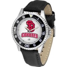 University of South Dakota Men's Leather Sports Watch