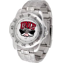 UNLV Runnin Rebels Mens Sports Steel Watch