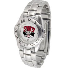 UNLV Runnin Rebels Womens Steel Sports Watch