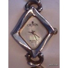 Unusual Ladies Croton Sterling Watch Case & Bracelet