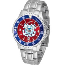 US Coast Guard Competitor AnoChrome Steel Band Watch