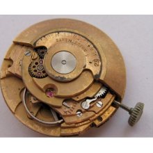 Used Eta 2452 - 23 Jewels 4 Adj. Complete Watch Movement For Parts