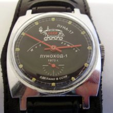 USSR Russian Watch POBEDA Moon Rover-1 Lunohod-1 Luna-17 Moon-17 