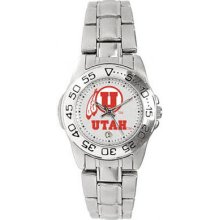 Utah Utes Women's Sport ''Game Day Steel'' Watch Sun Time