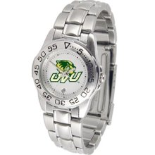 Utah Valley State Wolverines Womens Steel Sports Watch