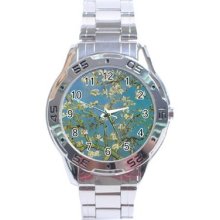 Van Gogh Blooming Almond Tree Stainless Steel Analogue Watch