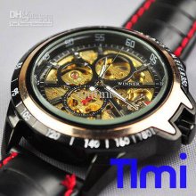 Vegan ...cool Luxury Wristwatch Sport Style Auto Mechanical Mens Wat