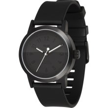 Vestal Alpha Bravo Rubber Watch - Black/Black/Black ABR3P01