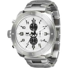 Vestal Restrictor Silver/white/brushed Watch Res007