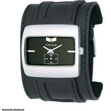 Vestal Saint Watch - Black/Silver/Black SN001