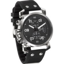 Vestal USS Observer Chrono Watch Black/Silver