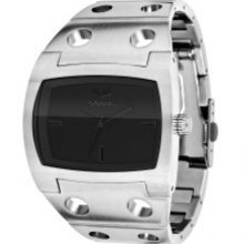 Vestal Watch Destroyer- silver/black/stainless steel