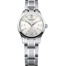 Victorinox Swiss Army 241539 Alliance Silver Dial Ladies Watch