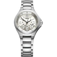 Victorinox Swiss Army Base Camp Silver Dial GMT Ladies Watch 2414 ...