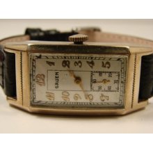 Vintage 1930s Gruen Cal500 Ref257 Watch. 44mm Long Case