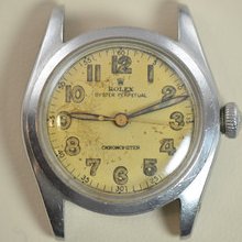 Vintage 1950 Rolex Oyster Chronometer Stainless Steel Needs Service