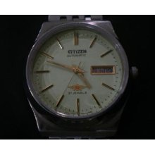 Vintage Automatic Self Winding Mechanical Rare Citizen Men Lumibrite Face Watch