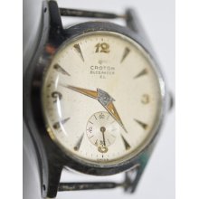 Vintage Croton Buccaneer W Sub Dial Wrist Watch Running W135