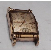 Vintage Elgin Mens Watch Fancy Case Mechanical Rare